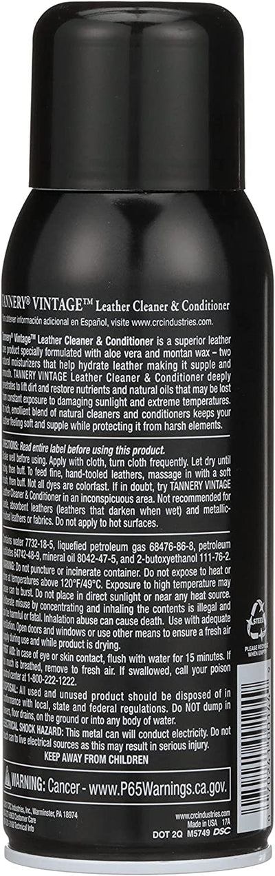 Tannery Vintage Leather Cleaner and Conditioner, 10 Wt Oz