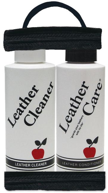 Apple Brand Leather Cleaner Conditioner Kit For Use On Leather