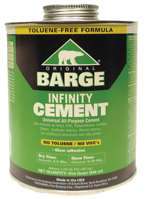 BARGE INFINITY CEMENT - Dries Clear