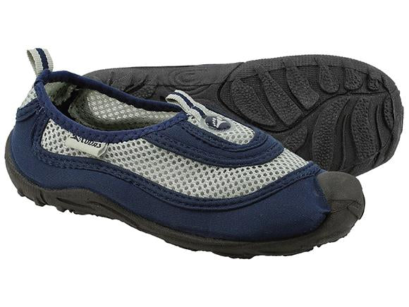 Cudas Flatwater Kids Water Shoes - Navy Grey